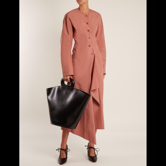 Lemaire Handbags - Lemaire black basket leather tote bag